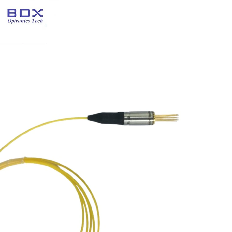 1550nm-ko lerro zabalera estua Pigtailed DFB laser koaxiala